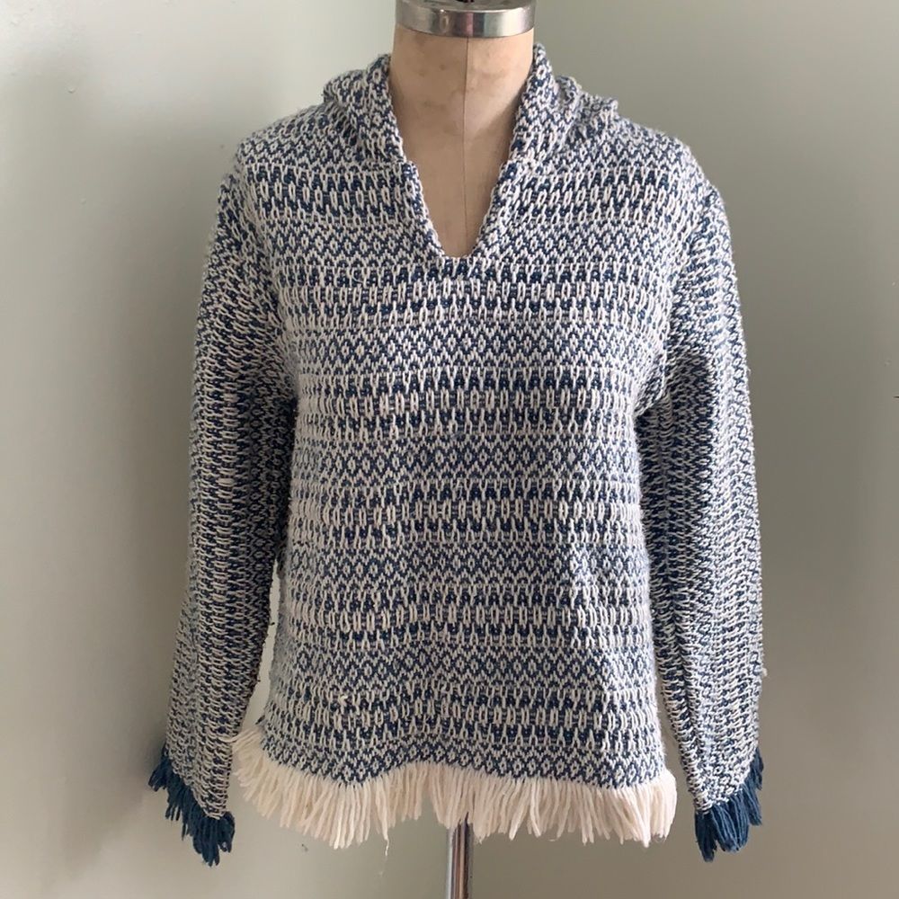 Earth ragz woven sweatshirt hoodie